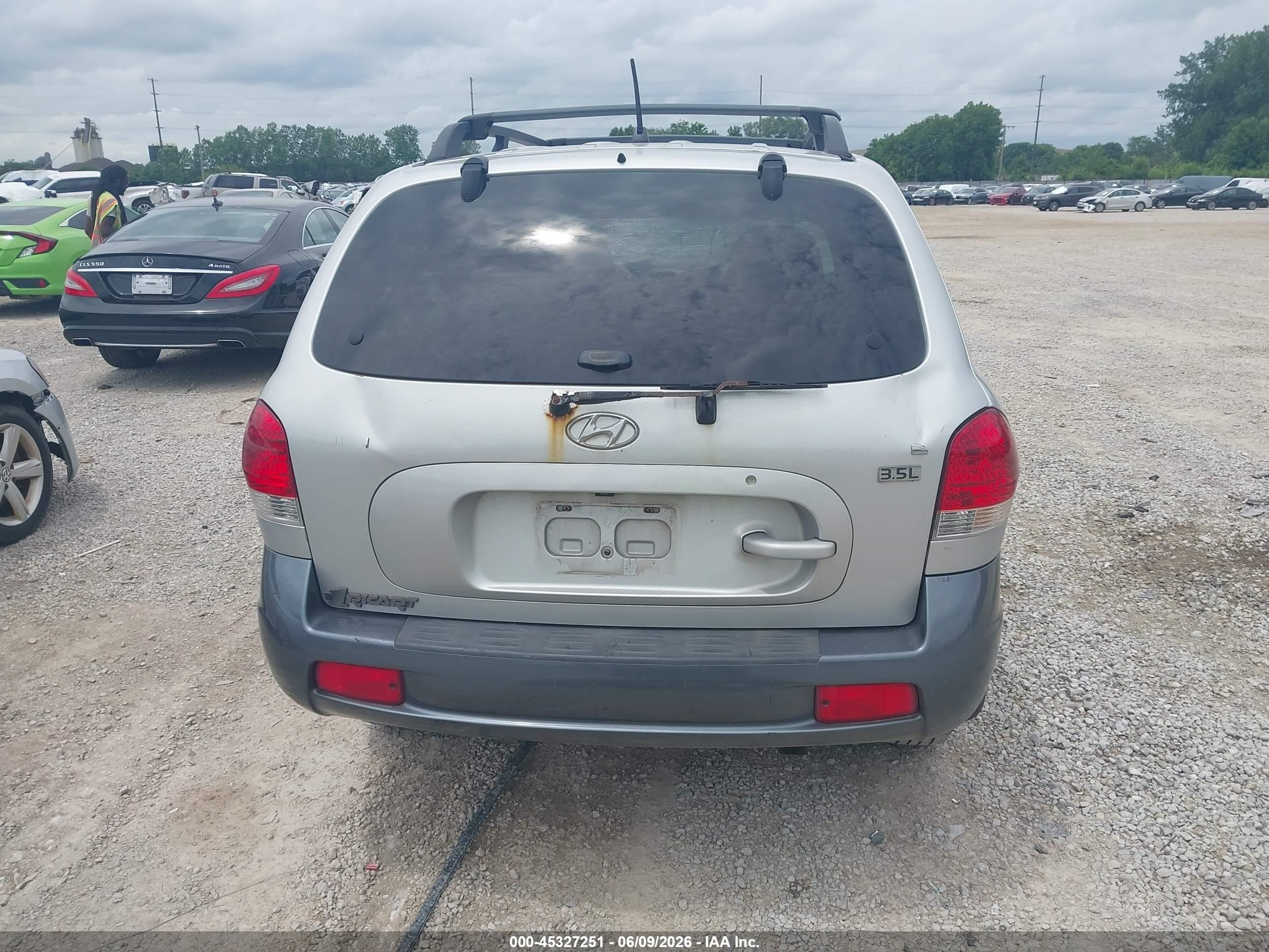2005 Hyundai Santa Fe Gls/lx Gray vin: KM8SC13E65U935953