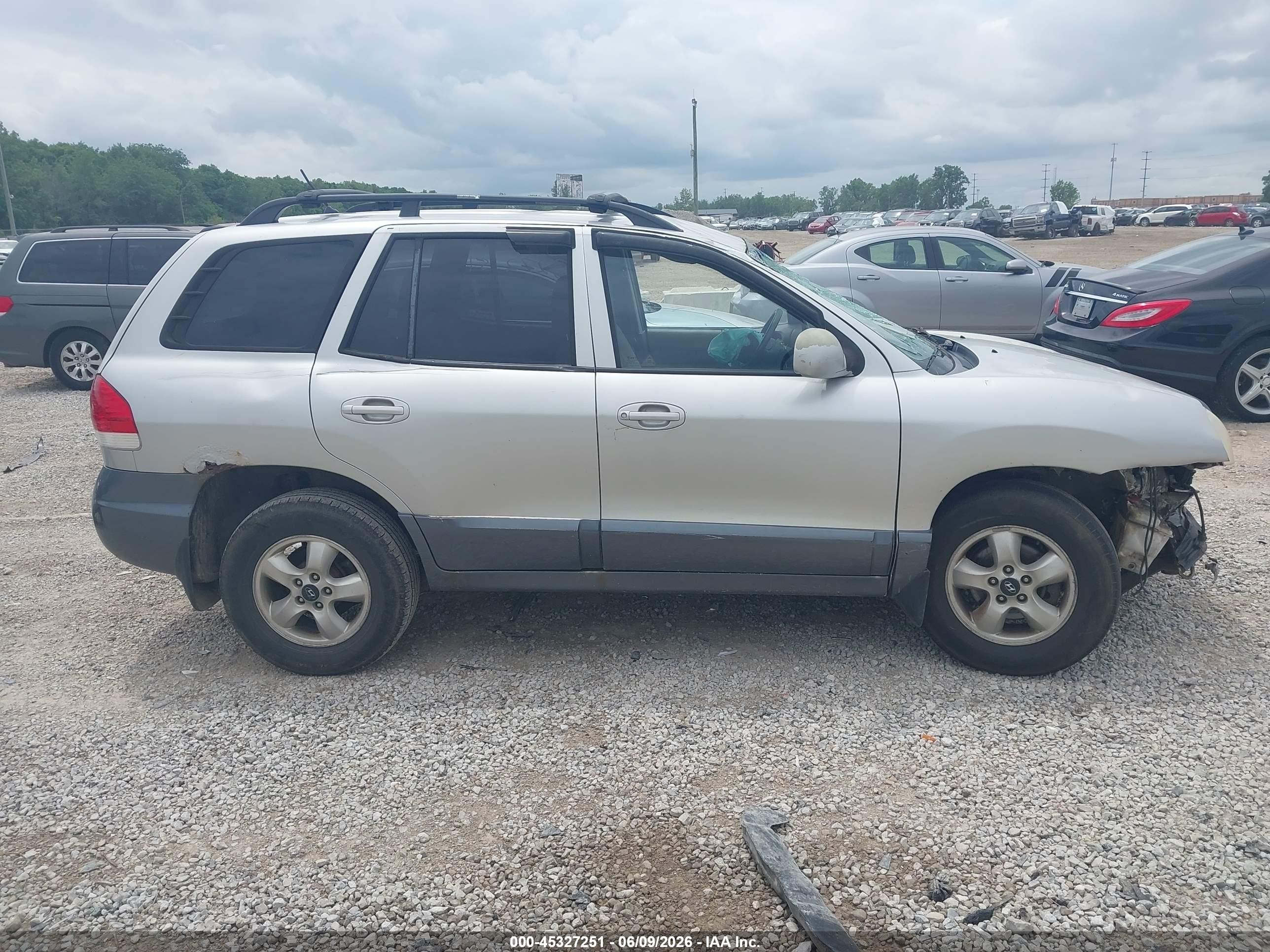 2005 Hyundai Santa Fe Gls/lx Gray vin: KM8SC13E65U935953
