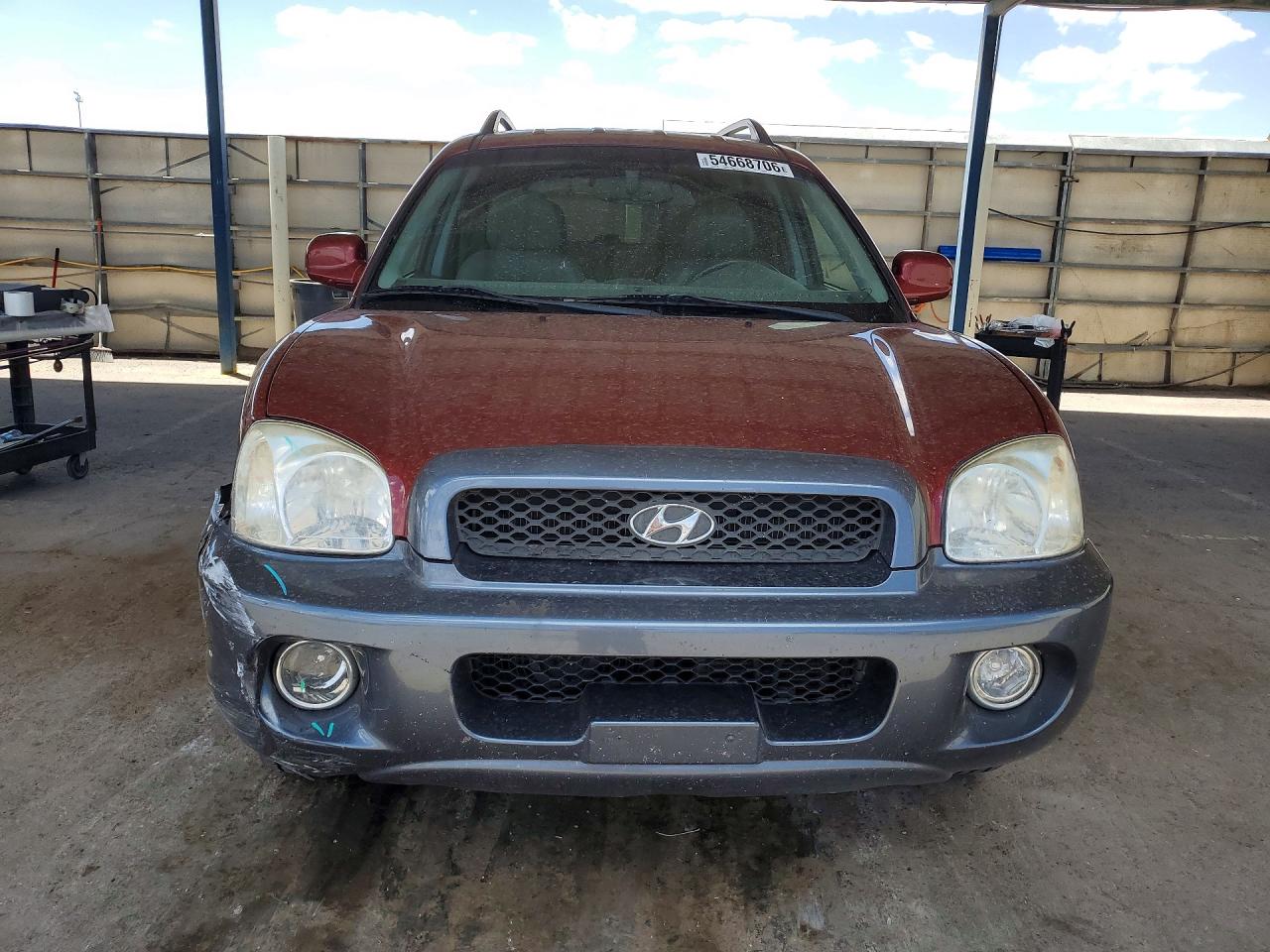 2003 Hyundai Santa Fe Gls Maroon vin: KM8SC13E73U517088