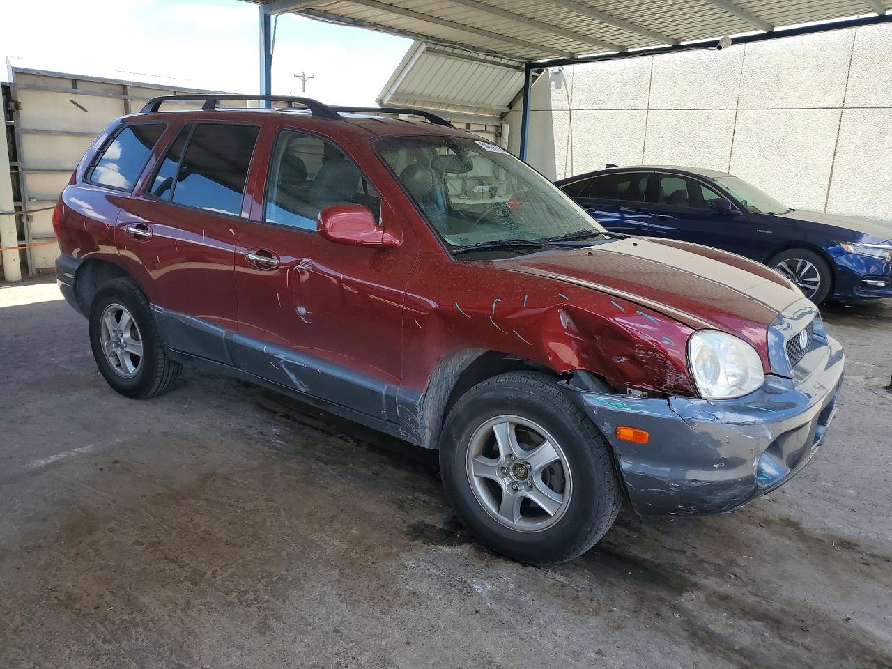 2003 Hyundai Santa Fe Gls Maroon vin: KM8SC13E73U517088