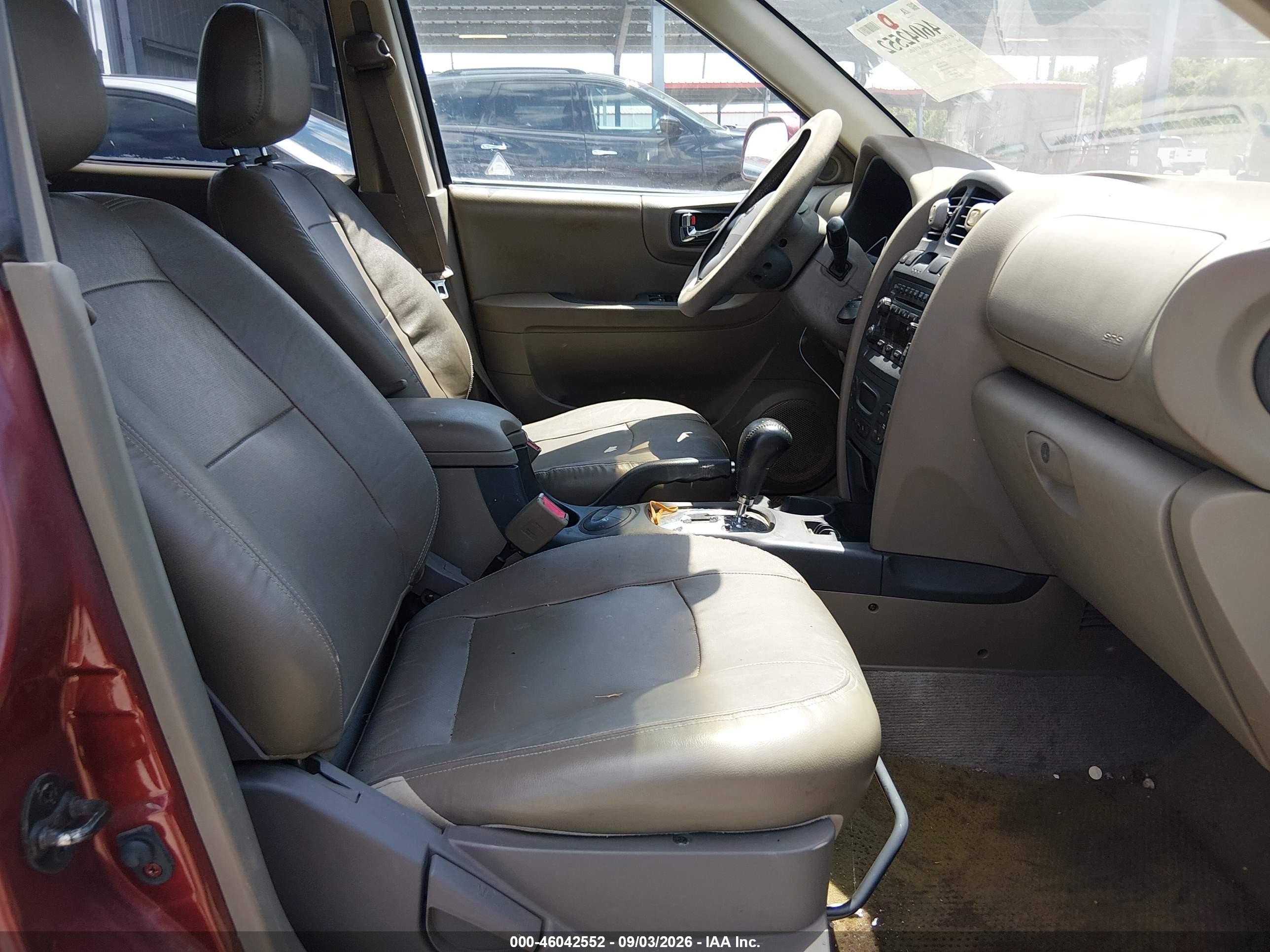 2004 Hyundai Santa Fe Gls/lx Maroon vin: KM8SC13E74U705045