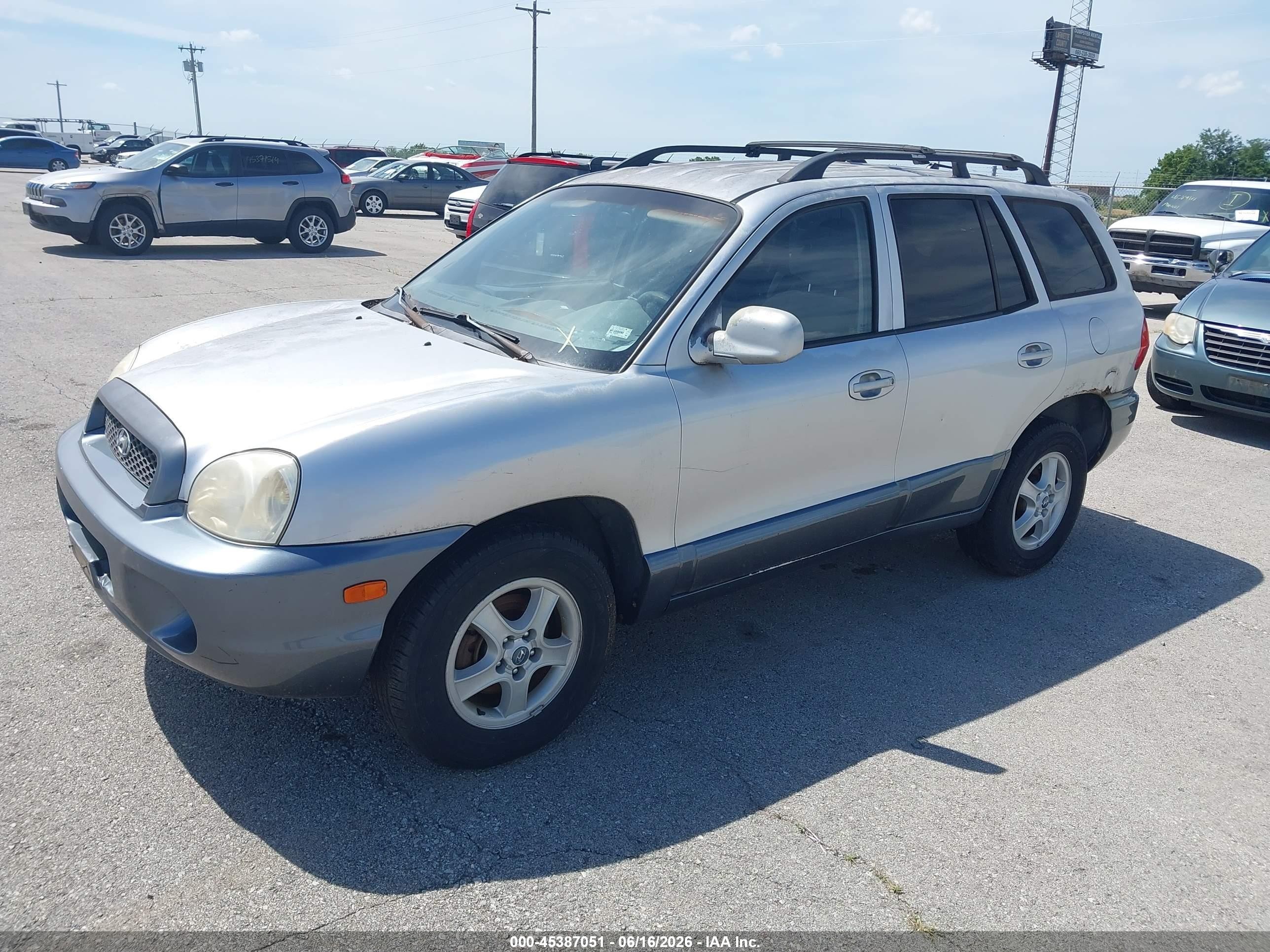 2004 Hyundai Santa Fe Gls/lx Серый vin: KM8SC13E74U785611
