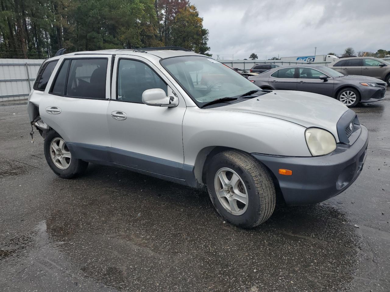 2003 Hyundai Santa Fe Gls Silver vin: KM8SC13E83U505757