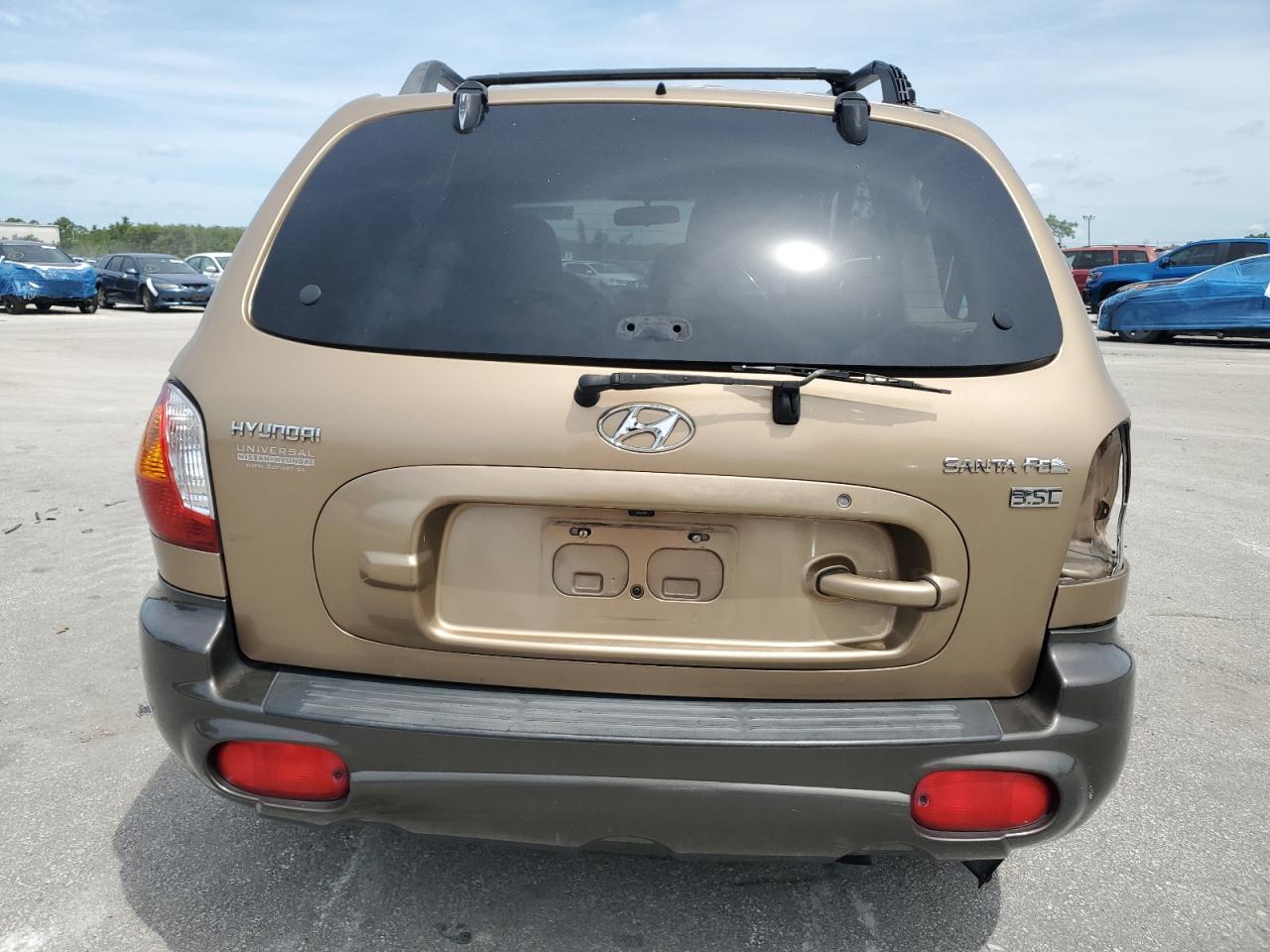 2004 Hyundai Santa Fe Gls Золотой vin: KM8SC13E84U576488