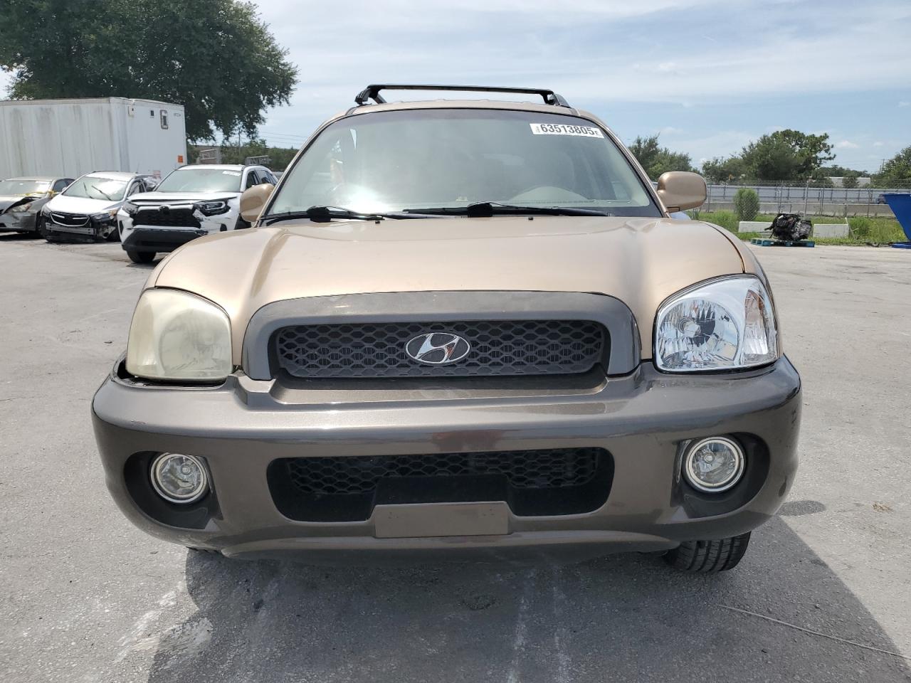 2004 Hyundai Santa Fe Gls Золотой vin: KM8SC13E84U576488