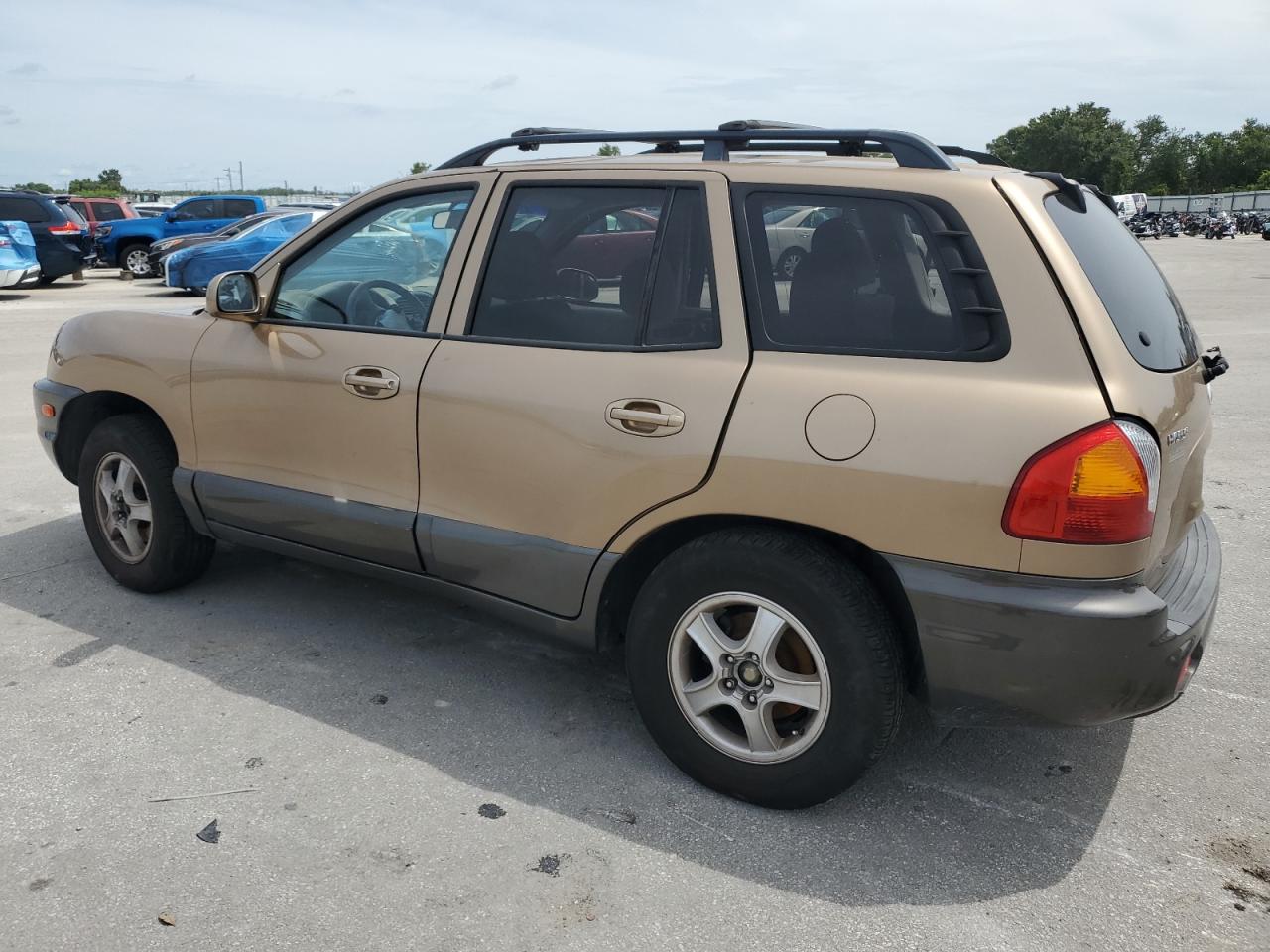 2004 Hyundai Santa Fe Gls Золотой vin: KM8SC13E84U576488