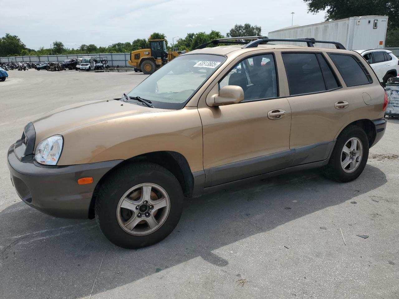 2004 Hyundai Santa Fe Gls Золотой vin: KM8SC13E84U576488
