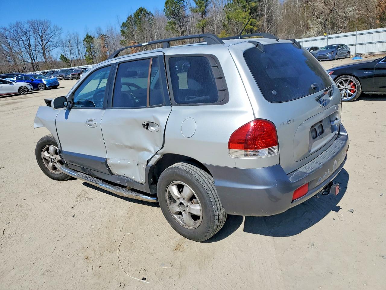 2006 Hyundai Santa Fe Gls Silver vin: KM8SC13E86U092601
