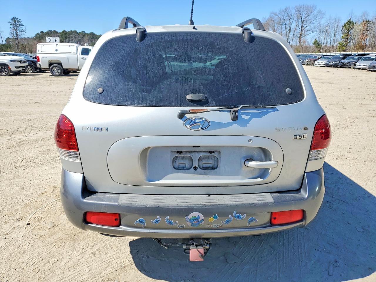 2006 Hyundai Santa Fe Gls Silver vin: KM8SC13E86U092601