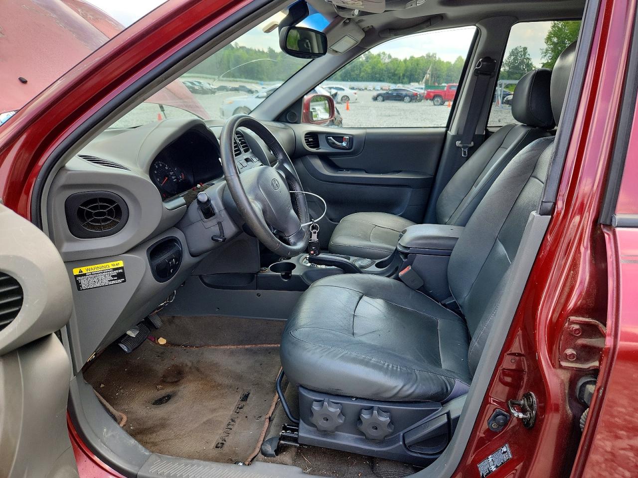 2003 Hyundai Santa Fe Gls Burgundy vin: KM8SC13E93U461851