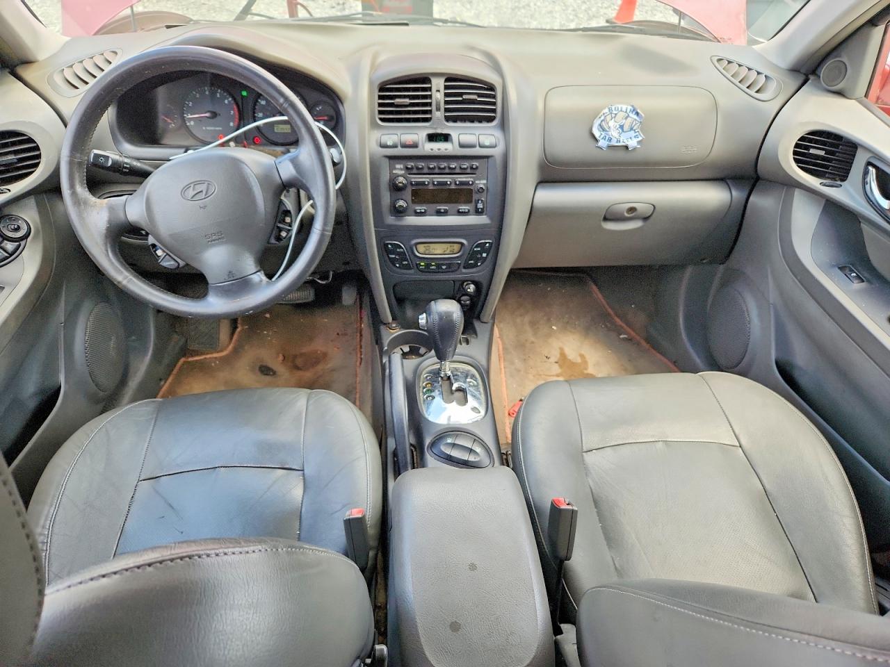 2003 Hyundai Santa Fe Gls Burgundy vin: KM8SC13E93U461851
