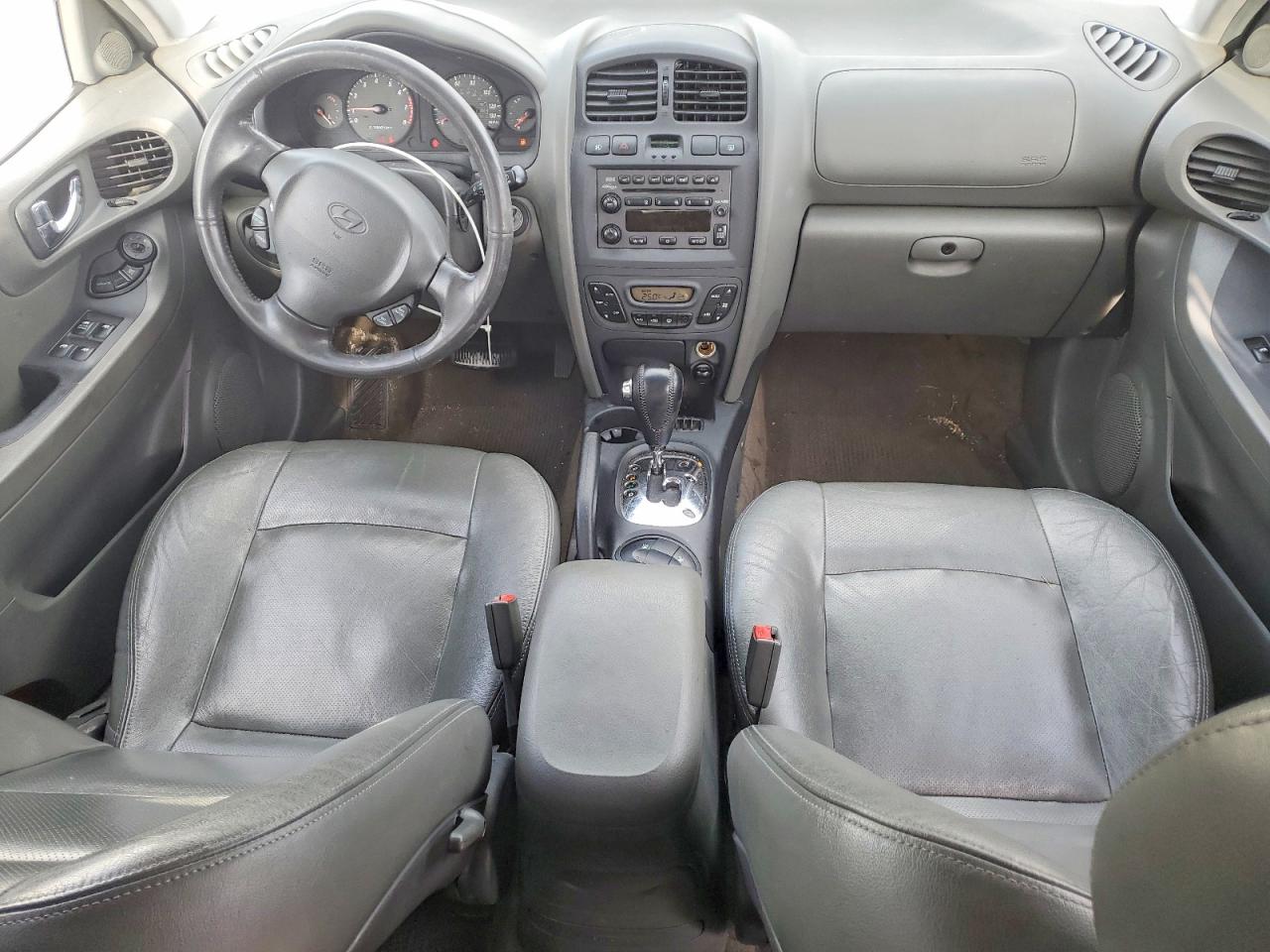 2004 Hyundai Santa Fe Gls Silver vin: KM8SC13EX4U611385