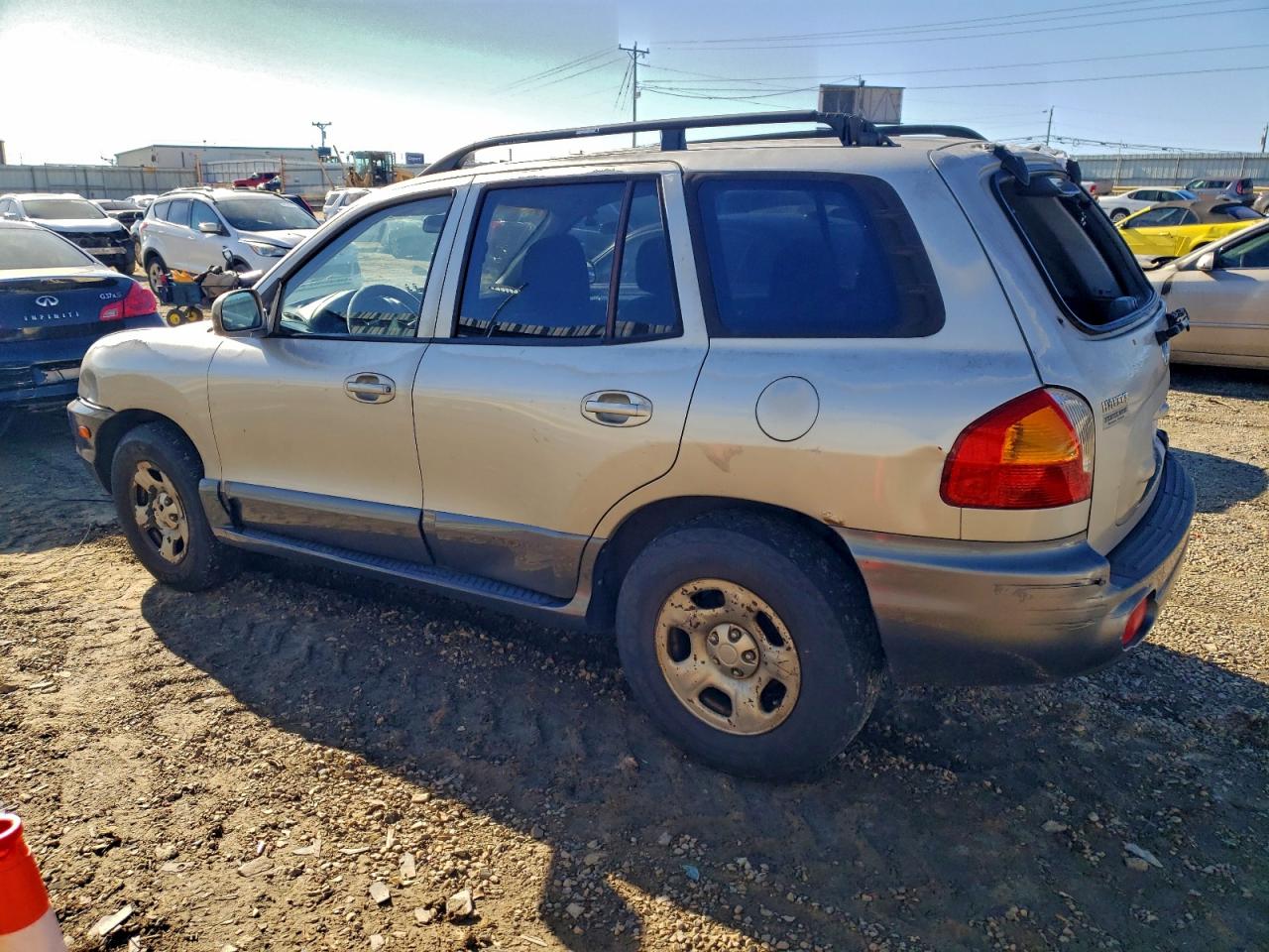 2004 Hyundai Santa Fe Gls Silver vin: KM8SC13EX4U718887