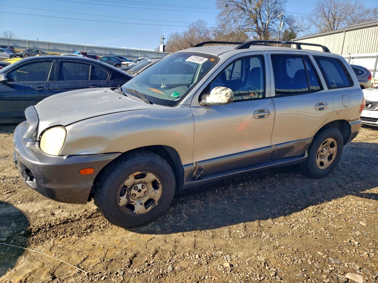 2004 Hyundai Santa Fe Gls Silver vin: KM8SC13EX4U718887