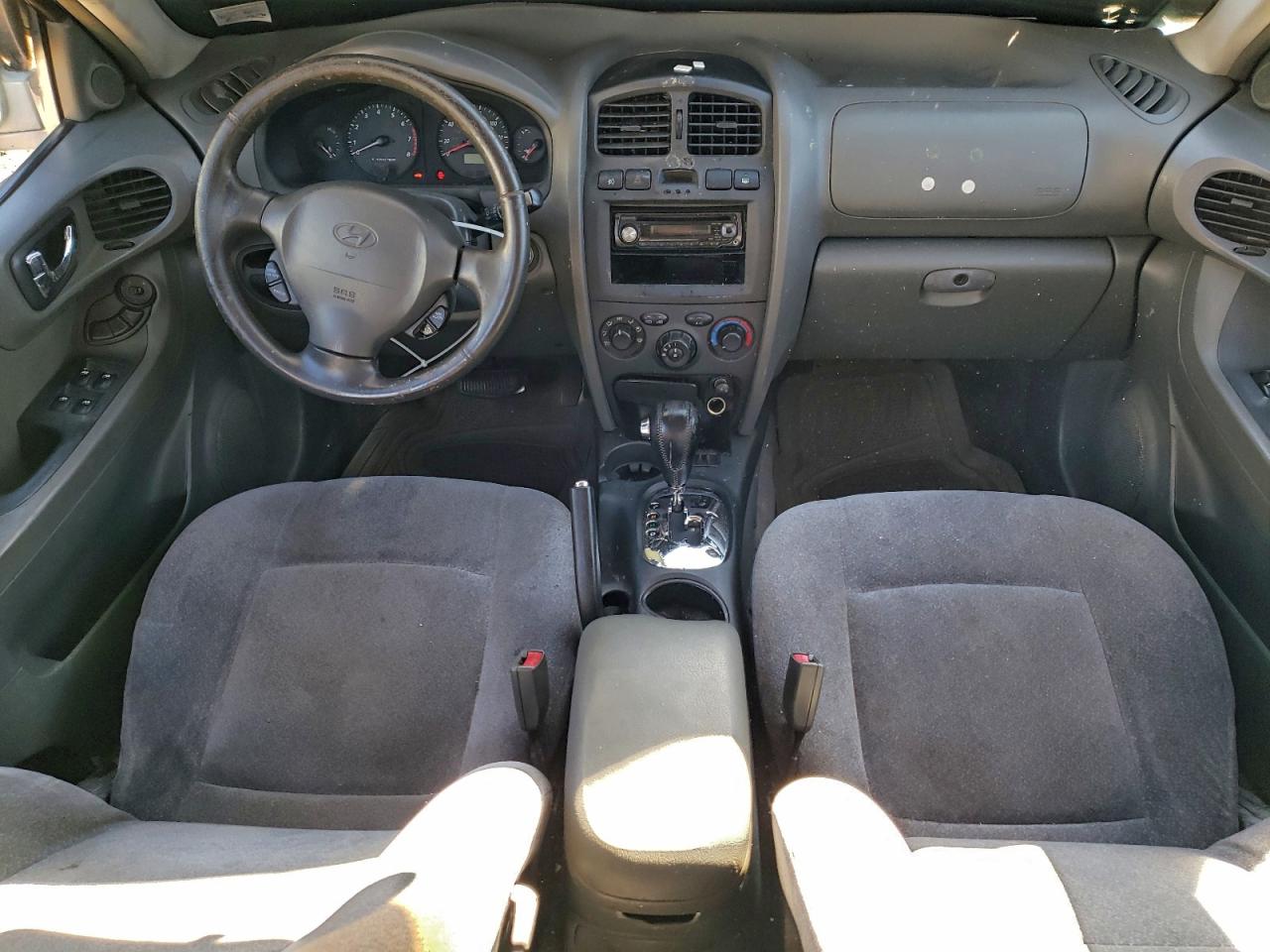 2004 Hyundai Santa Fe Gls Silver vin: KM8SC13EX4U718887