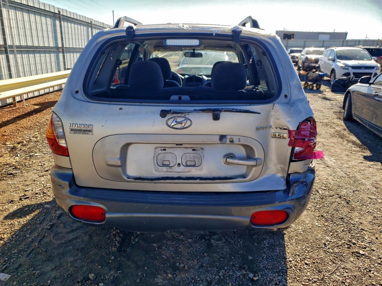2004 Hyundai Santa Fe Gls Silver vin: KM8SC13EX4U718887