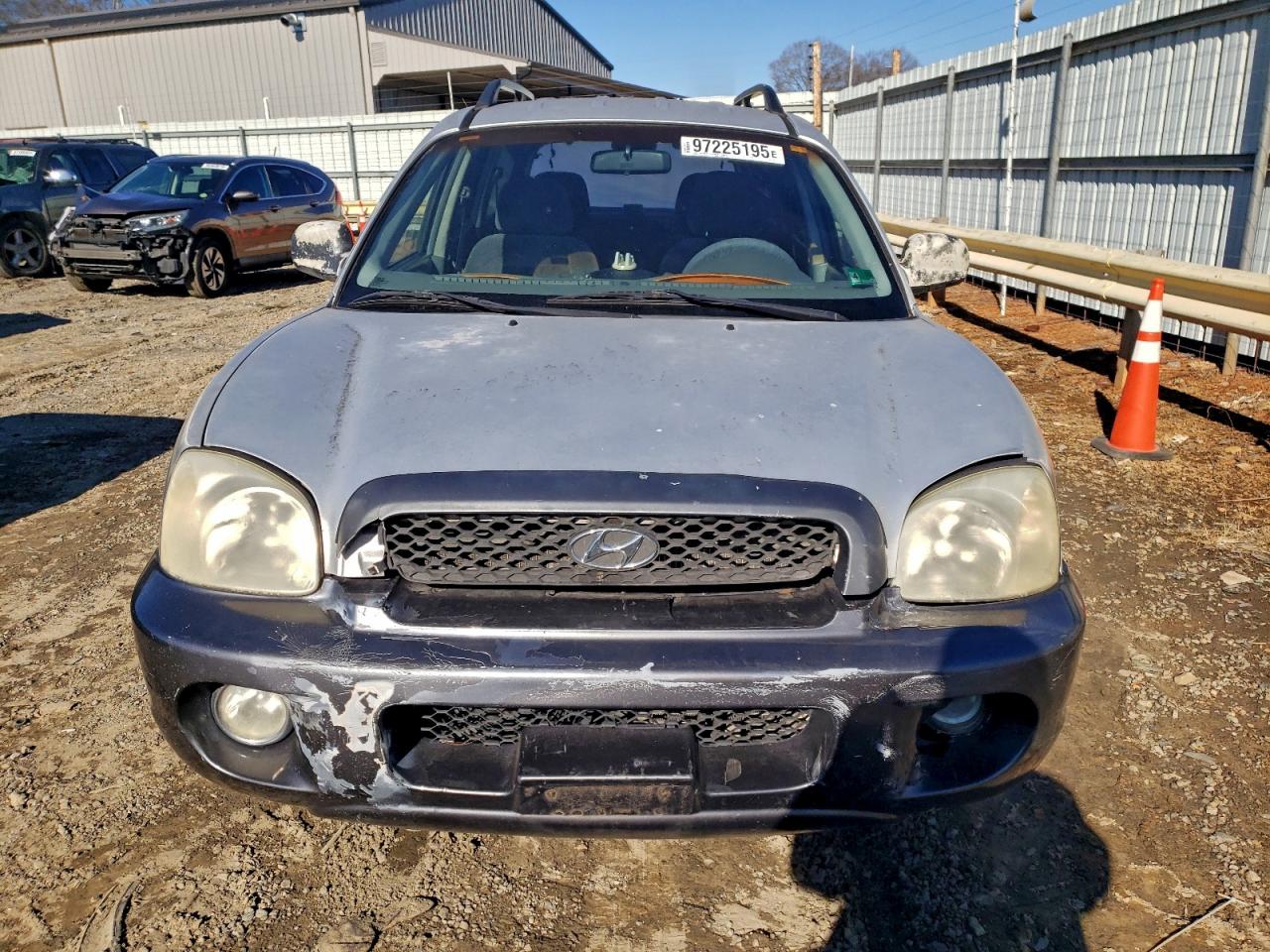 2004 Hyundai Santa Fe Gls Silver vin: KM8SC13EX4U718887