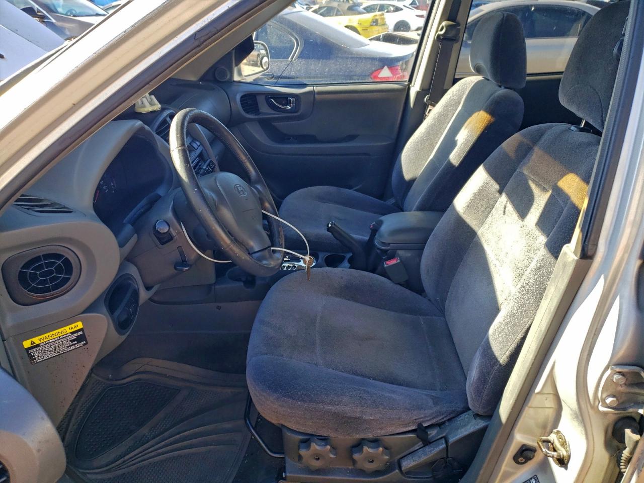 2004 Hyundai Santa Fe Gls Silver vin: KM8SC13EX4U718887