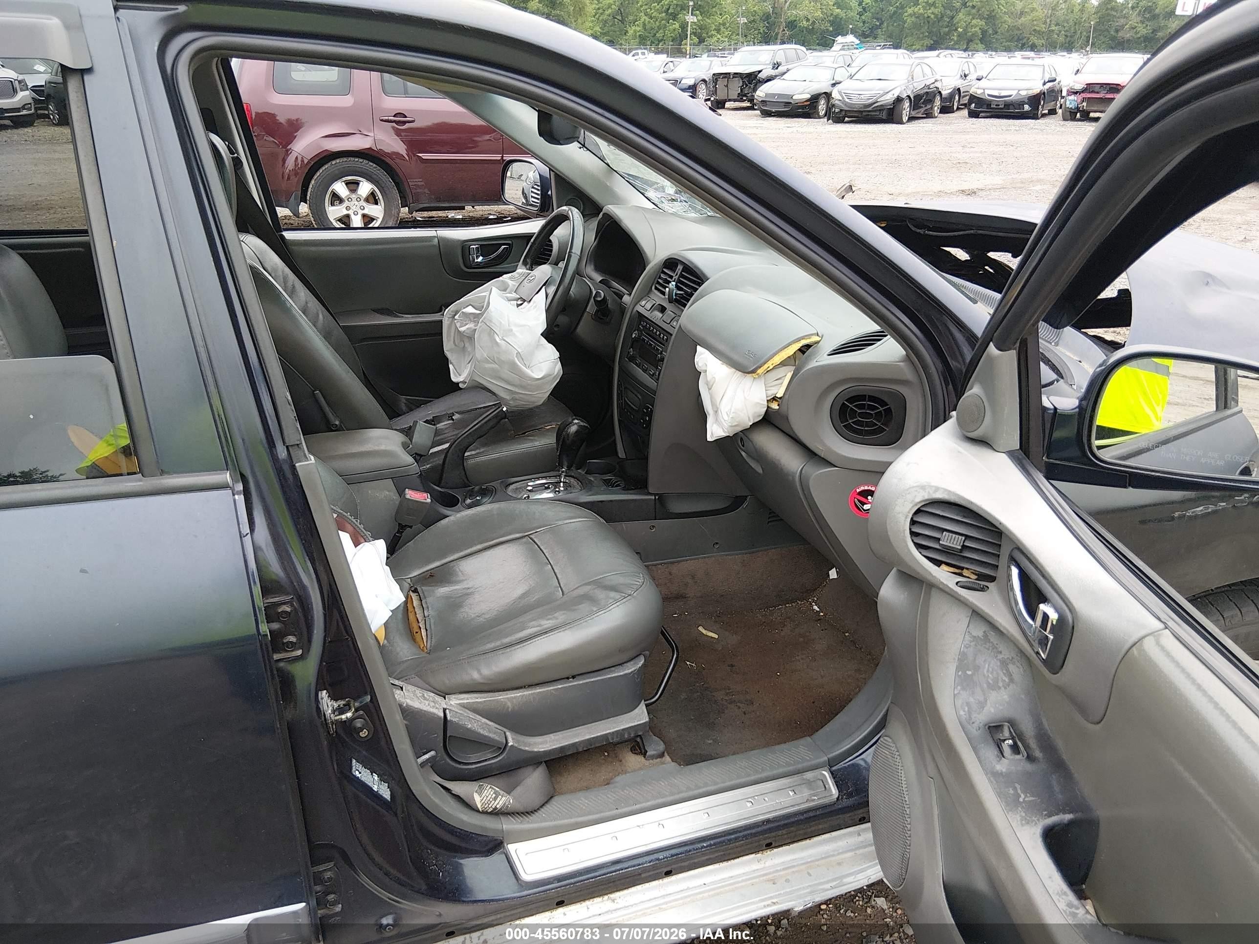 2004 Hyundai Santa Fe Gls/lx Blue vin: KM8SC13EX4U797722