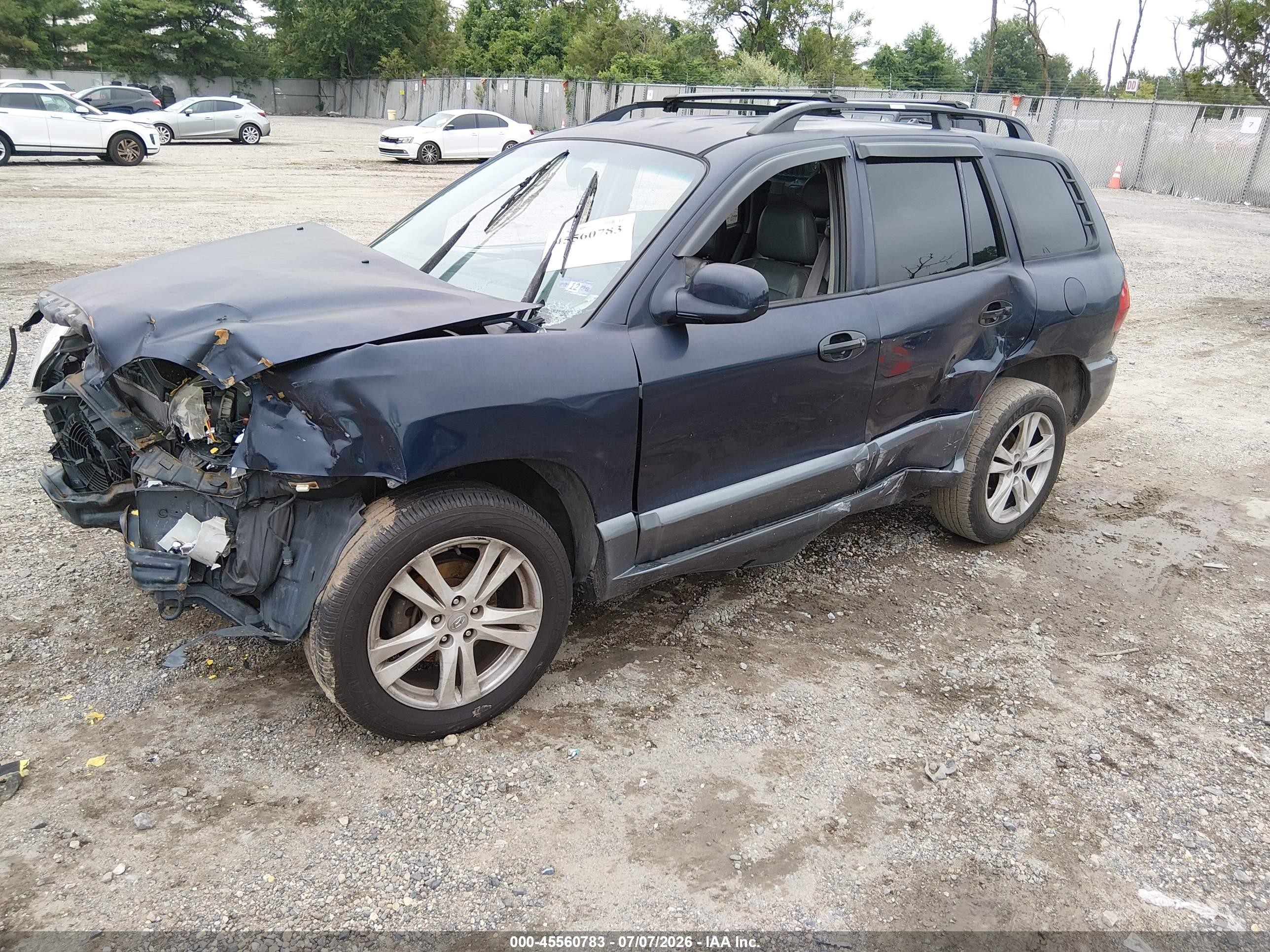 2004 Hyundai Santa Fe Gls/lx Blue vin: KM8SC13EX4U797722