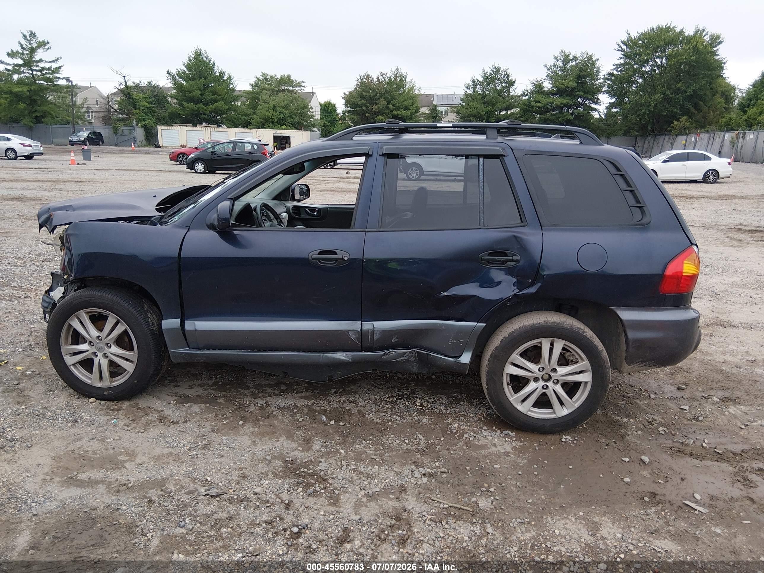 2004 Hyundai Santa Fe Gls/lx Blue vin: KM8SC13EX4U797722