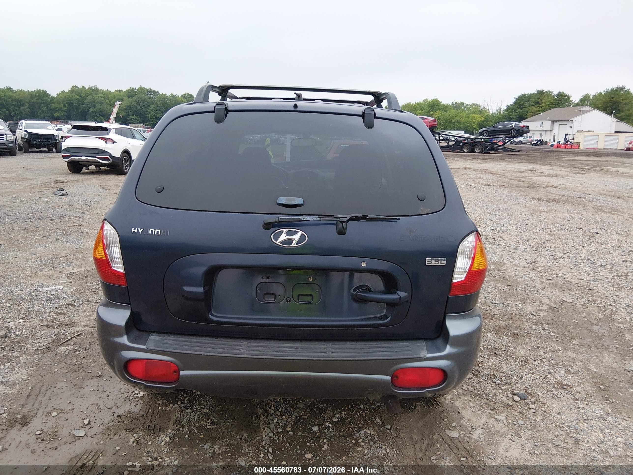 2004 Hyundai Santa Fe Gls/lx Blue vin: KM8SC13EX4U797722