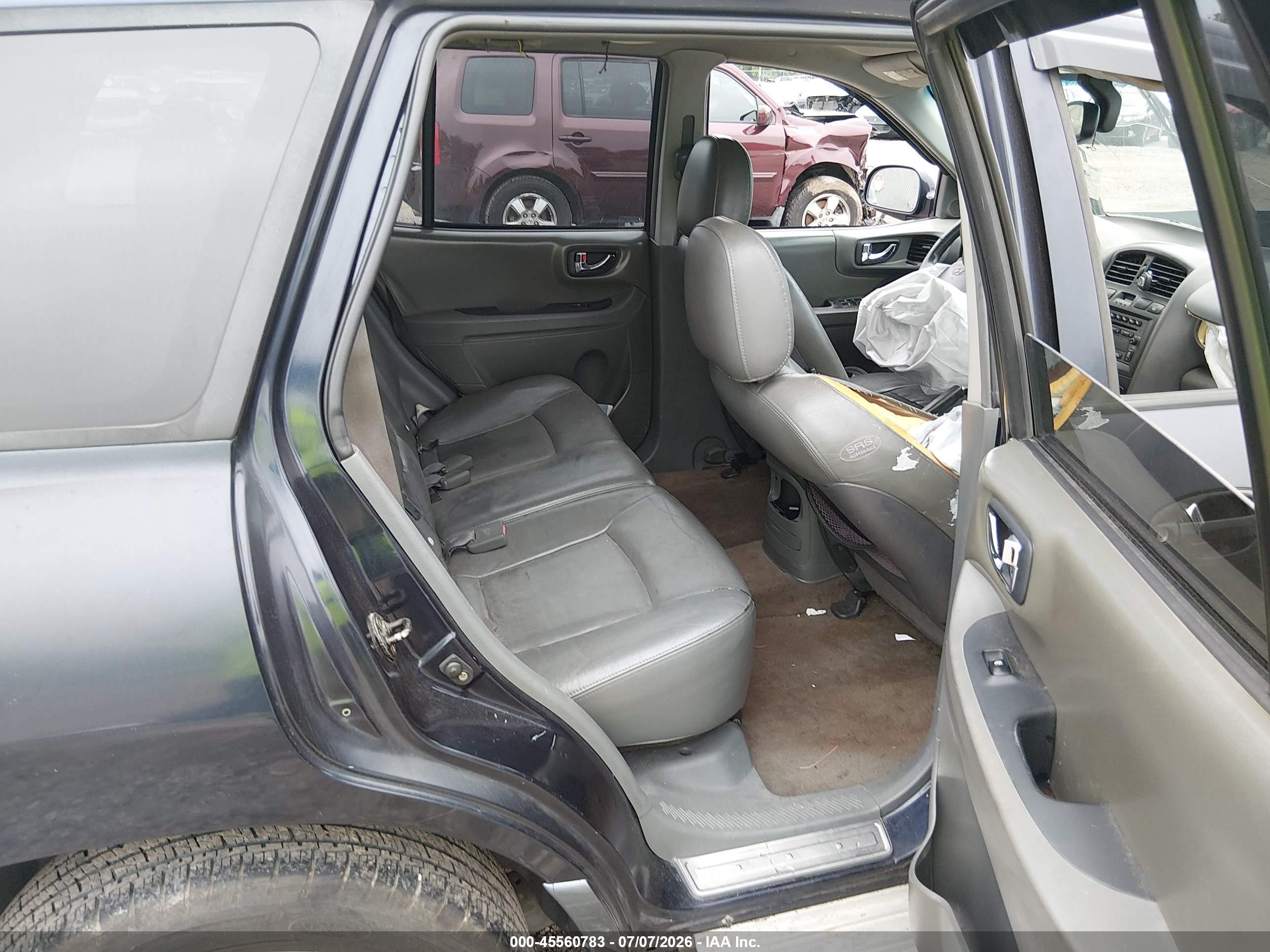 2004 Hyundai Santa Fe Gls/lx Blue vin: KM8SC13EX4U797722