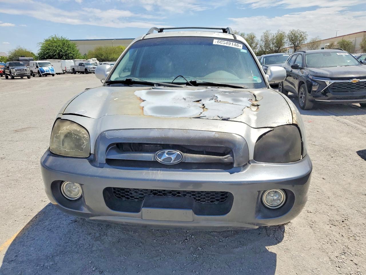 2005 Hyundai Santa Fe Gls Silver vin: KM8SC13EX5U901580