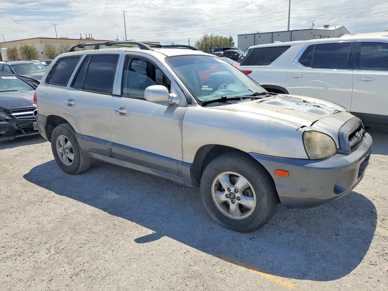 2005 Hyundai Santa Fe Gls Silver vin: KM8SC13EX5U901580