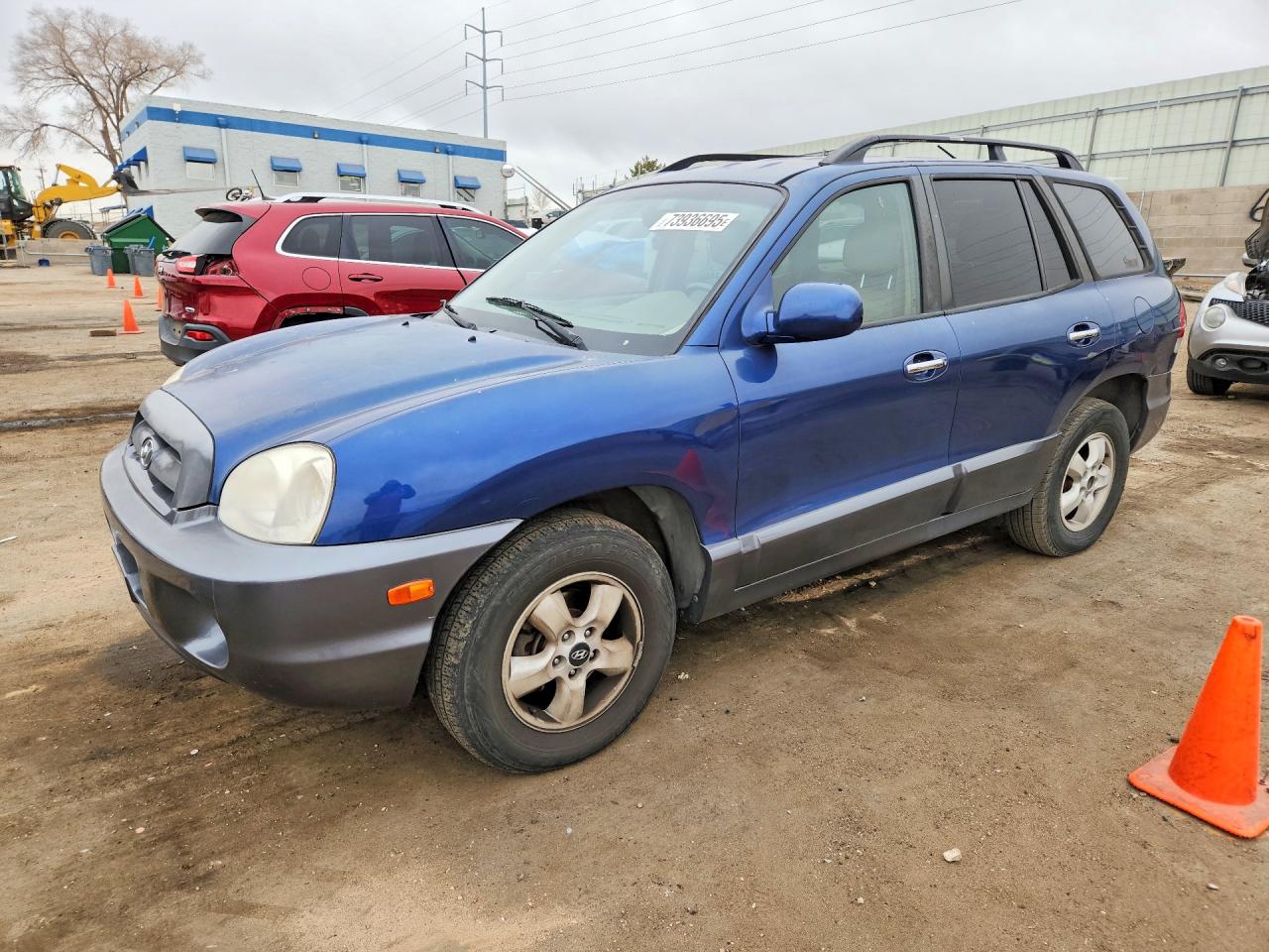 2006 Hyundai Santa Fe Gls Синий vin: KM8SC13EX6U088971
