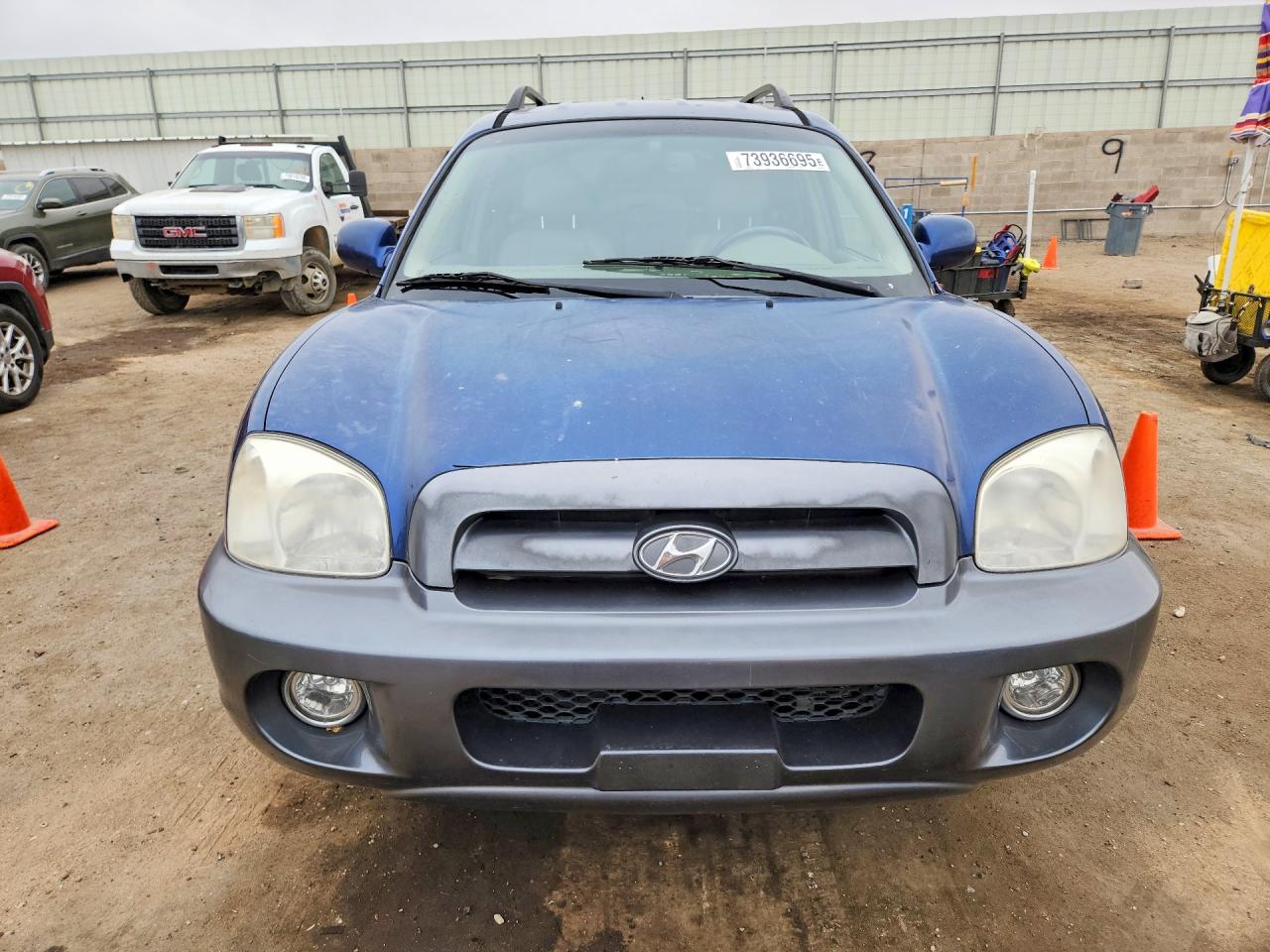 2006 Hyundai Santa Fe Gls Blue vin: KM8SC13EX6U088971