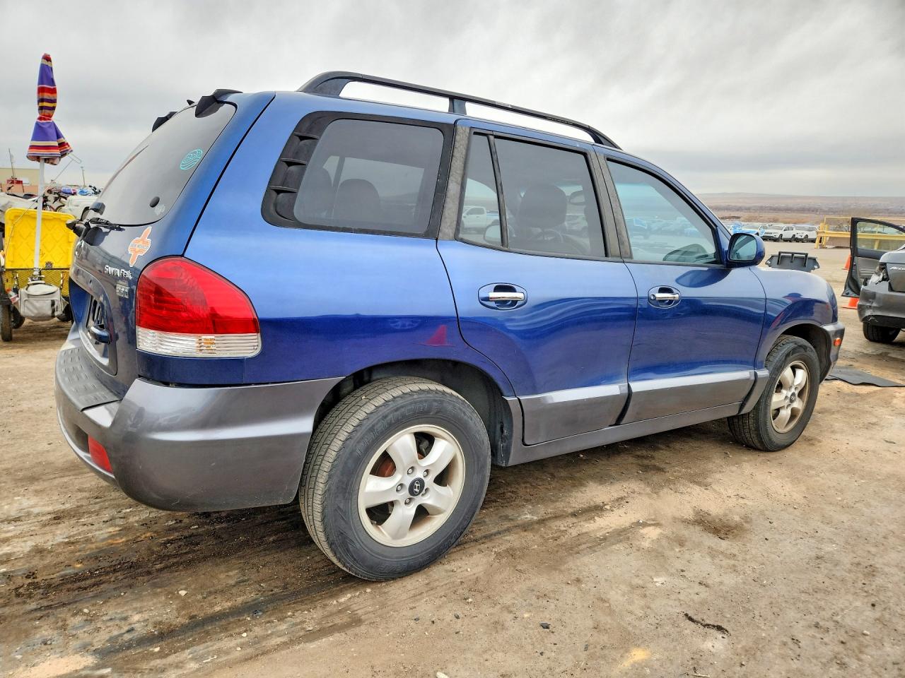 2006 Hyundai Santa Fe Gls Blue vin: KM8SC13EX6U088971