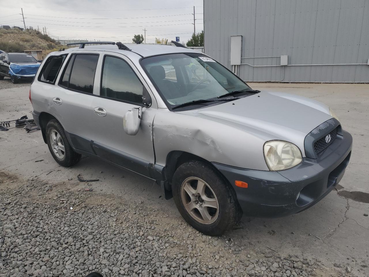 2002 Hyundai Santa Fe Gls Silver vin: KM8SC73D02U243239