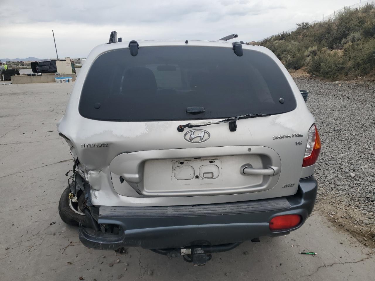 2002 Hyundai Santa Fe Gls Silver vin: KM8SC73D02U243239