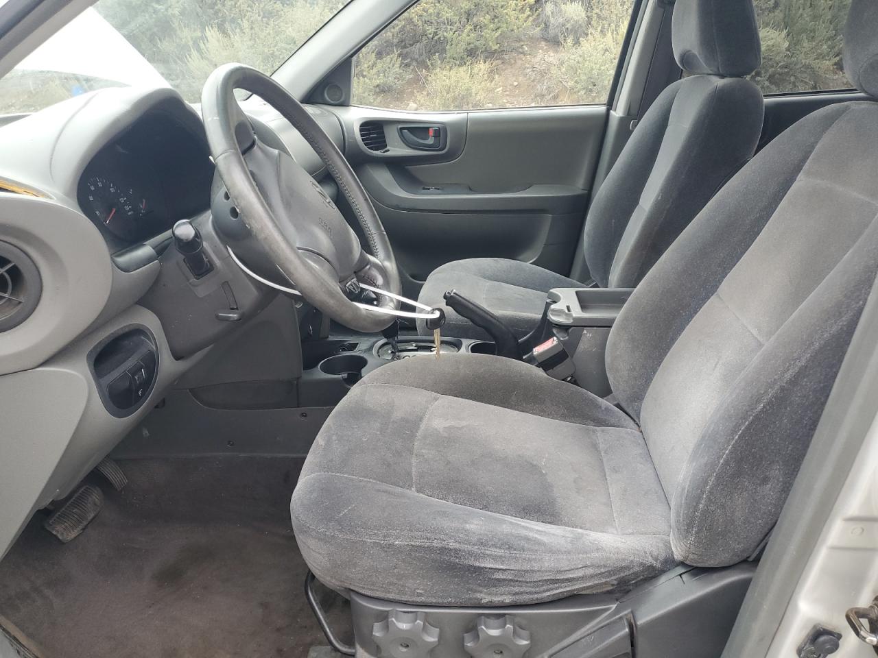 2002 Hyundai Santa Fe Gls Silver vin: KM8SC73D02U243239