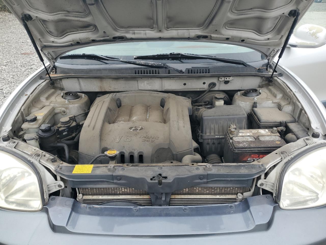2002 Hyundai Santa Fe Gls Silver vin: KM8SC73D02U243239