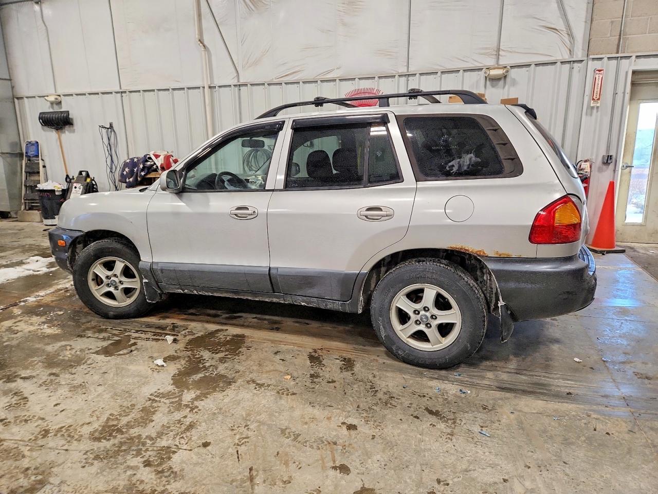 2002 Hyundai Santa Fe Gls Silver vin: KM8SC73D02U309823