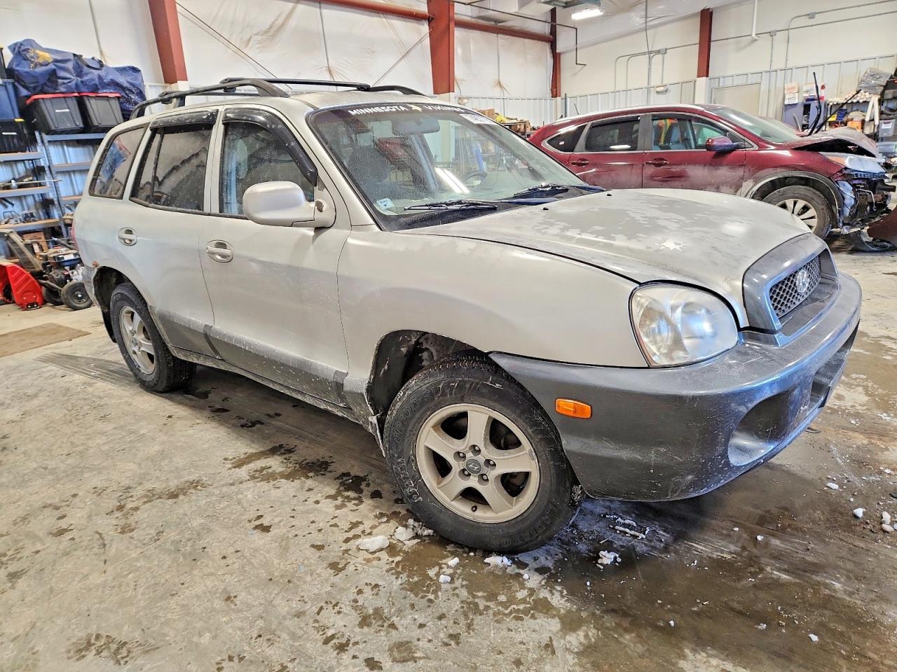 2002 Hyundai Santa Fe Gls Silver vin: KM8SC73D02U309823