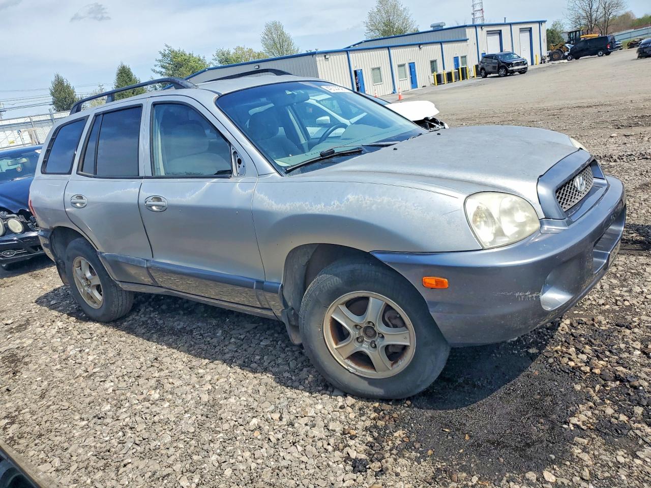 2003 Hyundai Santa Fe Silver vin: KM8SC73D03U410314
