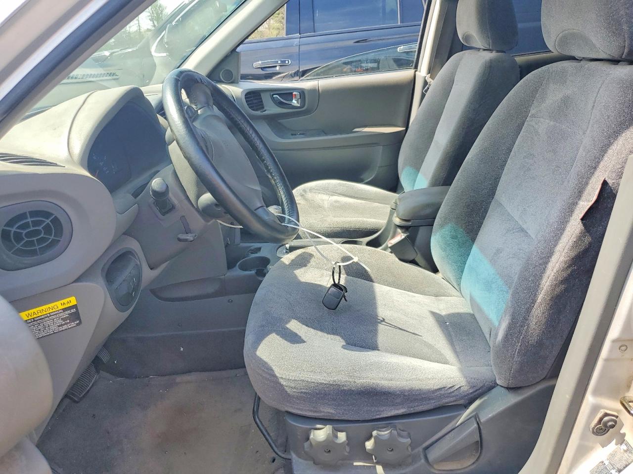 2003 Hyundai Santa Fe Silver vin: KM8SC73D03U410314