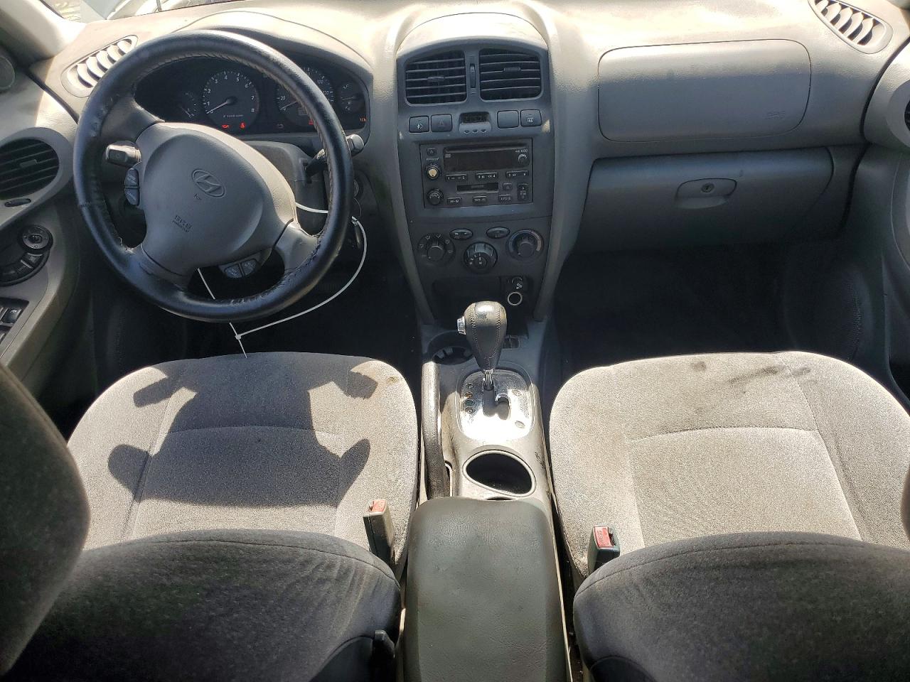 2003 Hyundai Santa Fe Silver vin: KM8SC73D03U410314