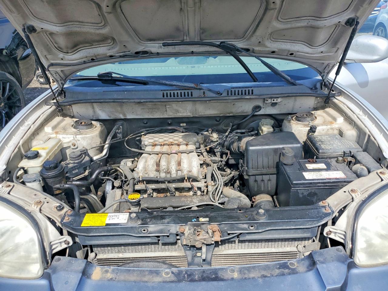 2003 Hyundai Santa Fe Silver vin: KM8SC73D03U410314