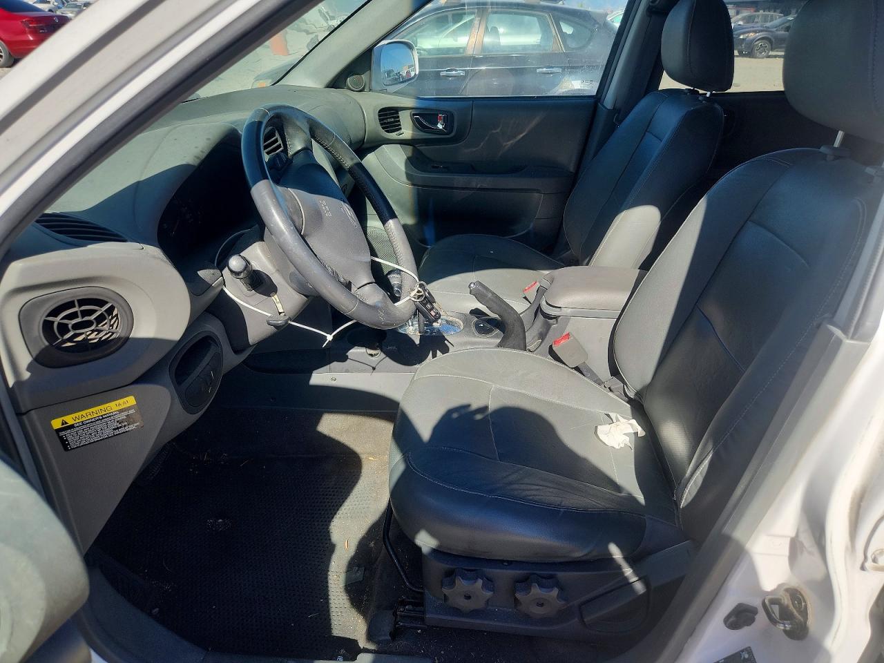 2003 Hyundai Santa Fe Gls White vin: KM8SC73D03U416078