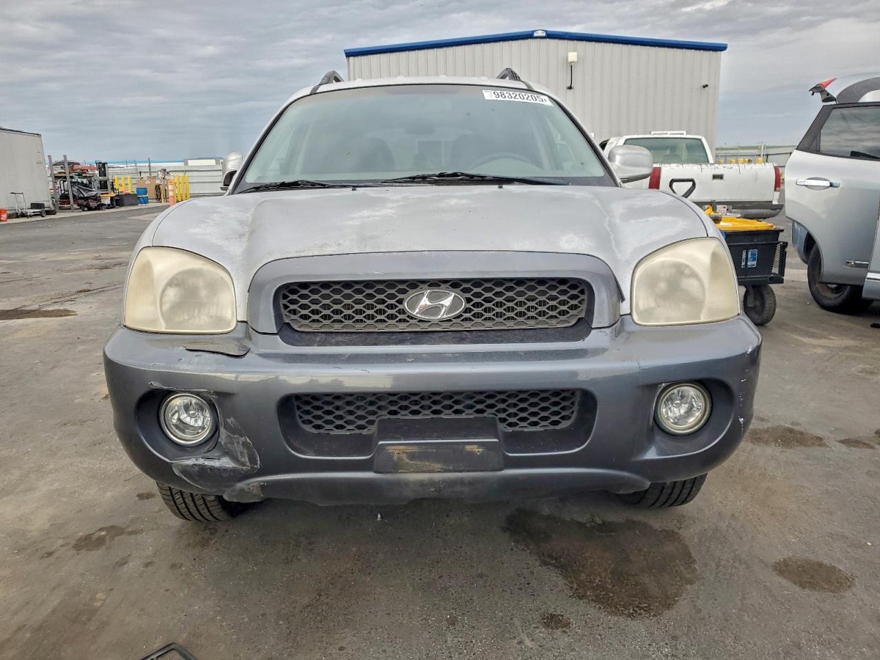 2003 Hyundai Santa Fe Gls Silver vin: KM8SC73D03U447511