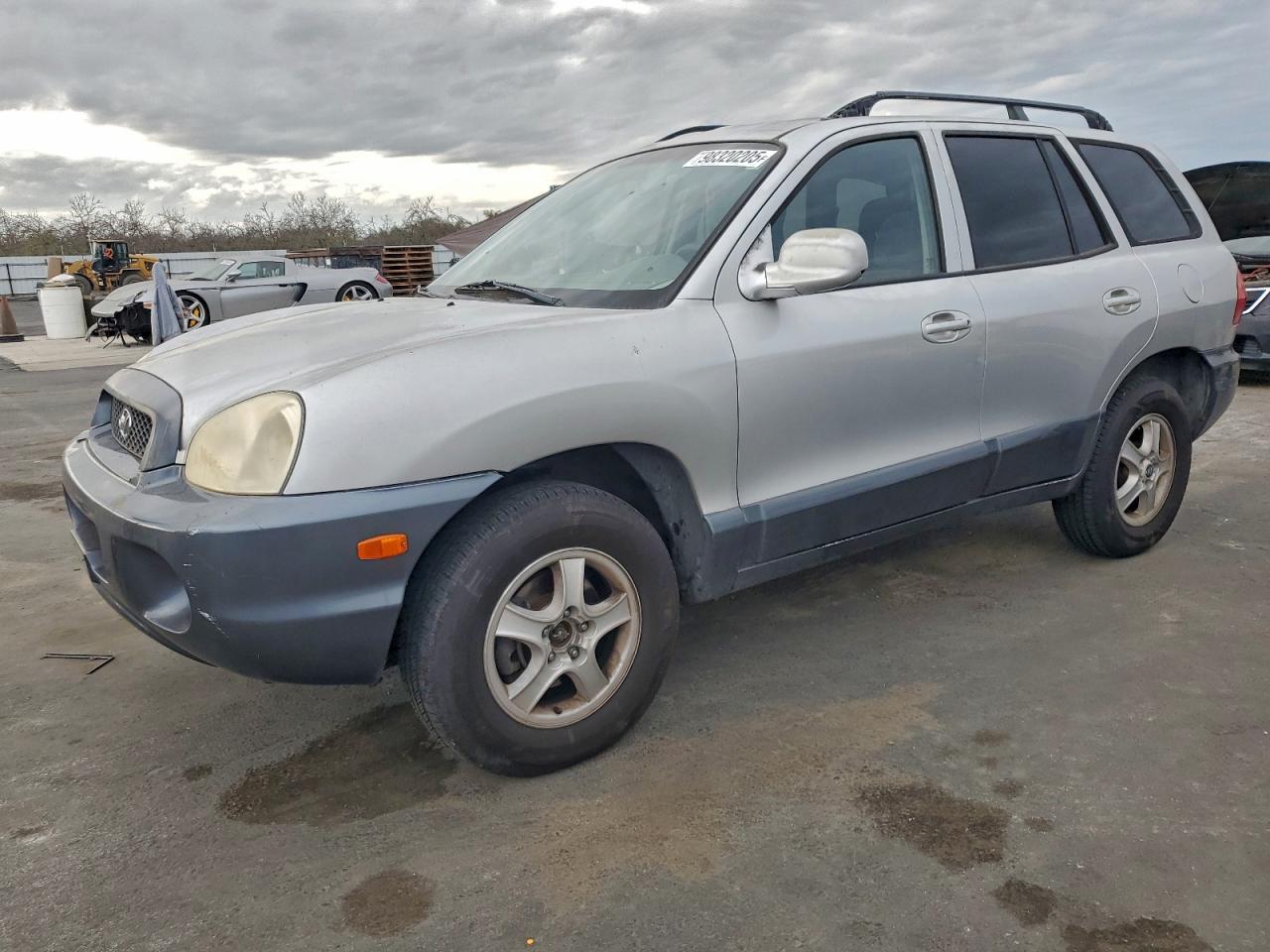2003 Hyundai Santa Fe Gls Silver vin: KM8SC73D03U447511