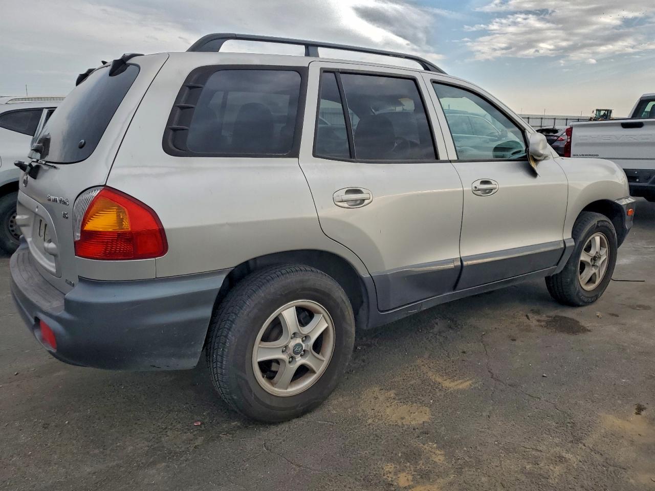2003 Hyundai Santa Fe Gls Silver vin: KM8SC73D03U447511