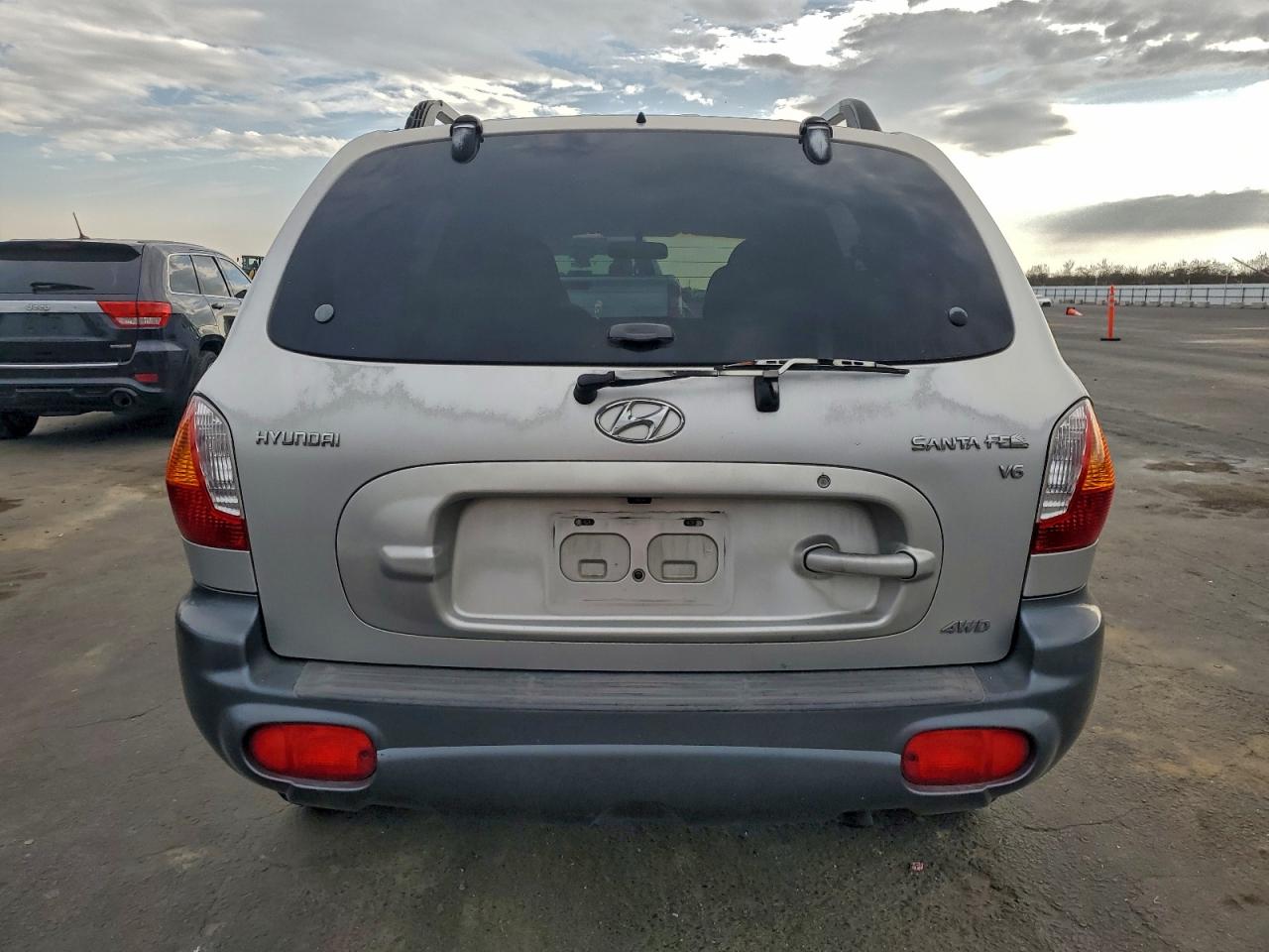 2003 Hyundai Santa Fe Gls Silver vin: KM8SC73D03U447511