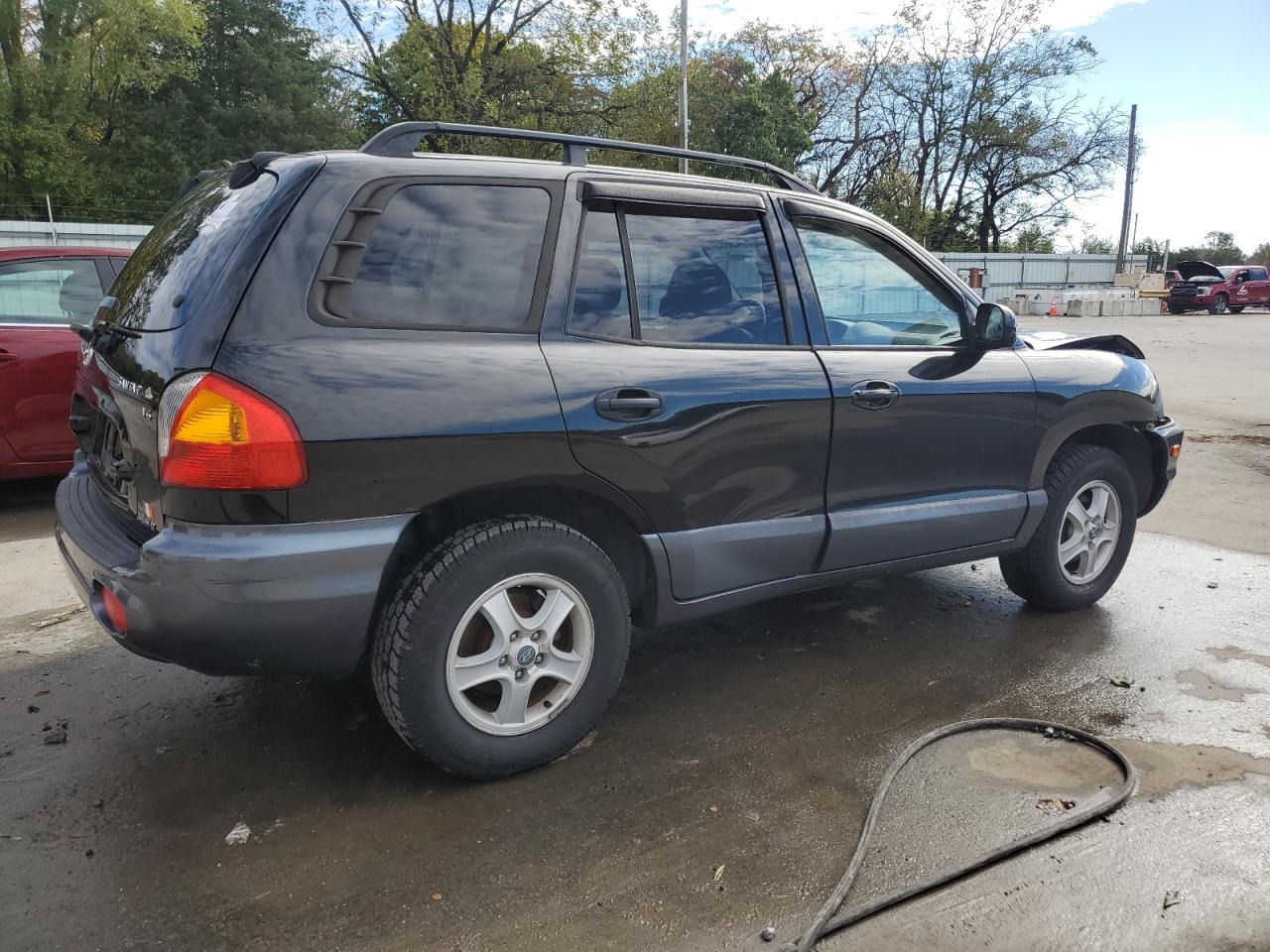 2003 Hyundai Santa Fe Gls Black vin: KM8SC73D03U536463