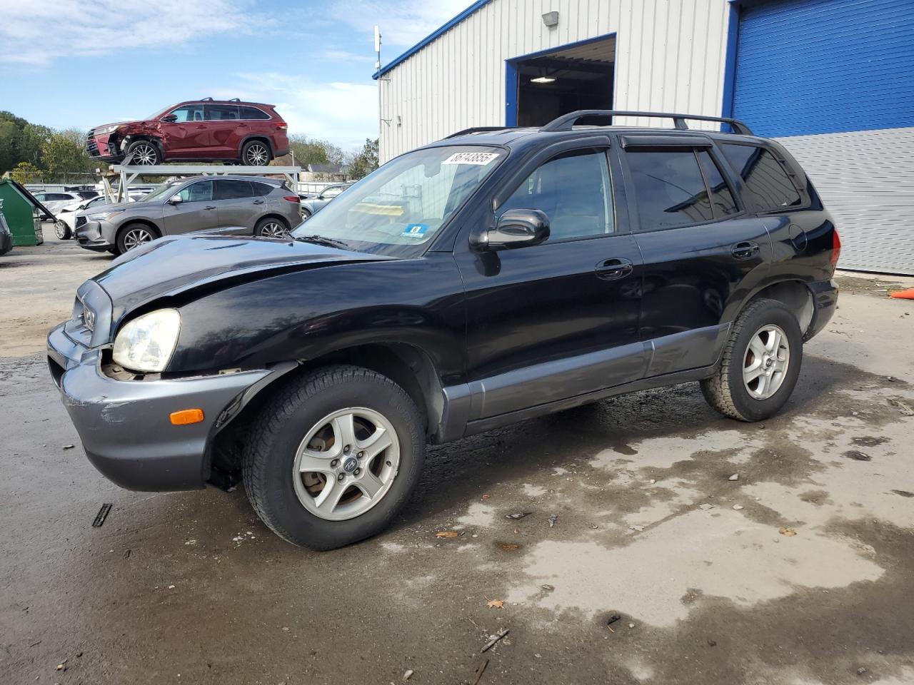 2003 Hyundai Santa Fe Gls Black vin: KM8SC73D03U536463
