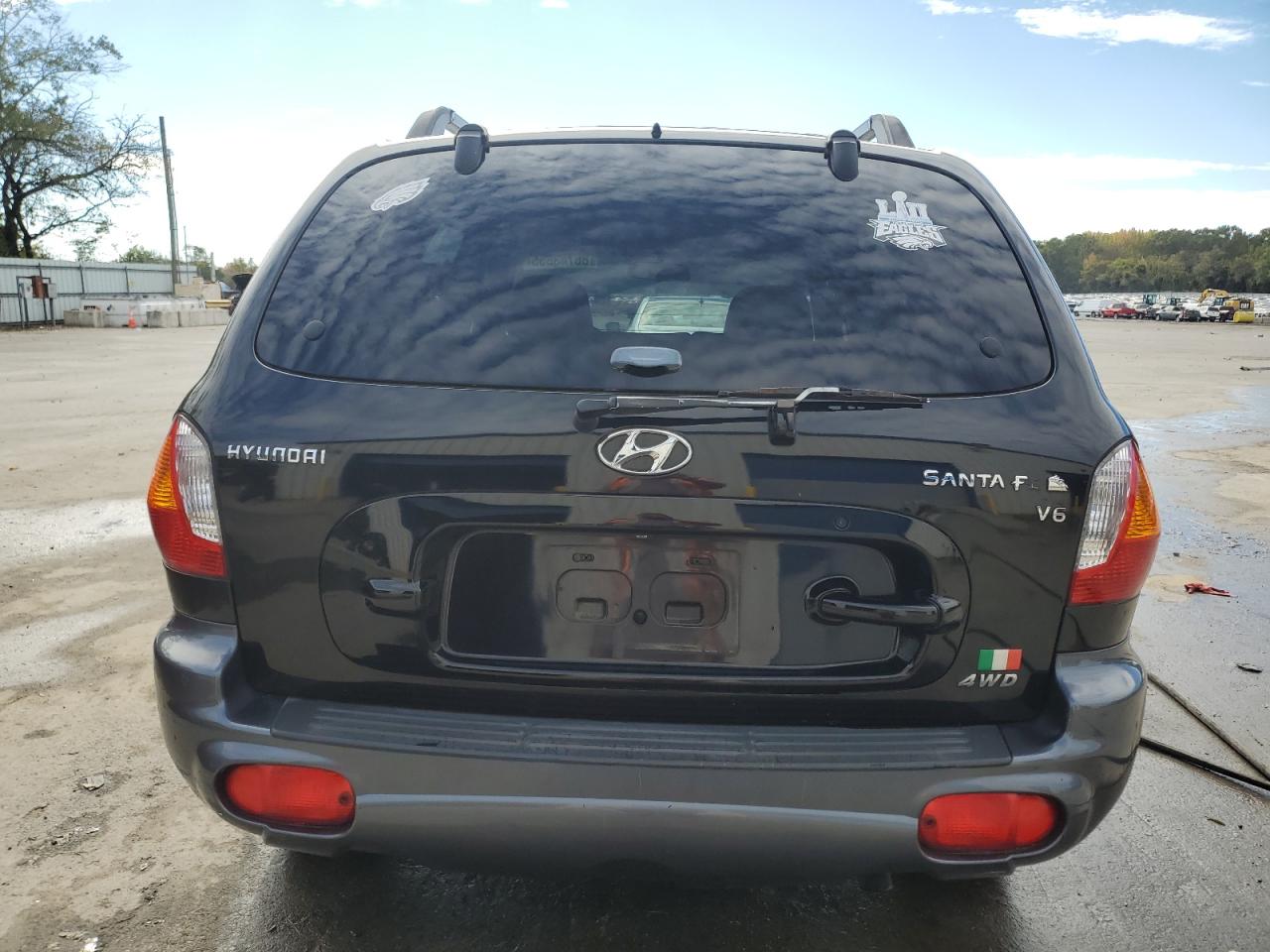 2003 Hyundai Santa Fe Gls Black vin: KM8SC73D03U536463